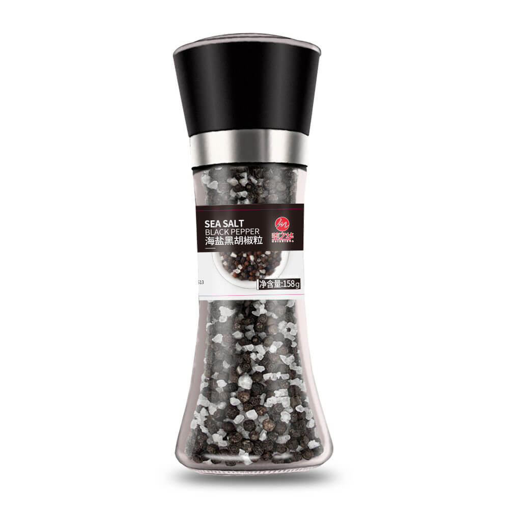 Sea salt black pepper granules